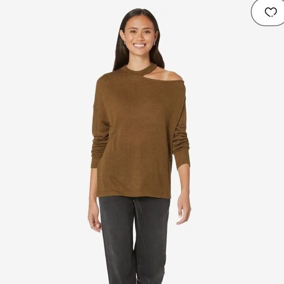 Sanctuary Womens Full Time Lover Green Knit Tee Pullover Top Shirt NWT - Picture 4 of 8